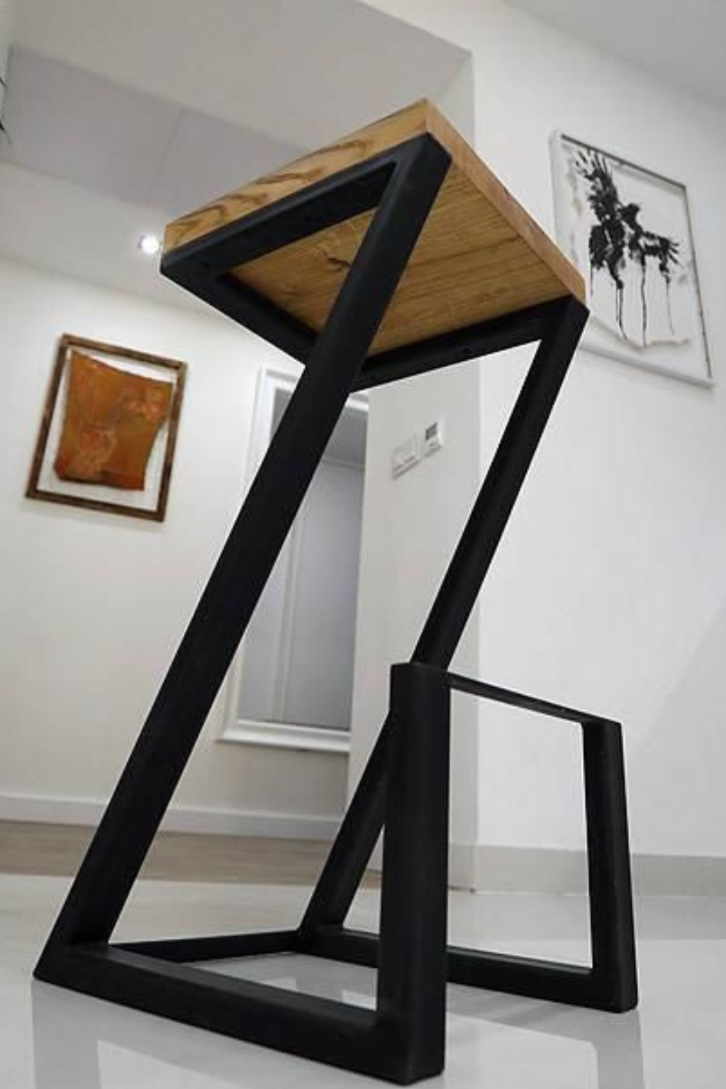 Banco Z Industrial 65-75 Metal-Madera